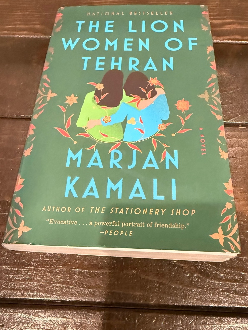 The Lion Women of Tehran by Marjan Kamali - Green Cover Paperback-like new
